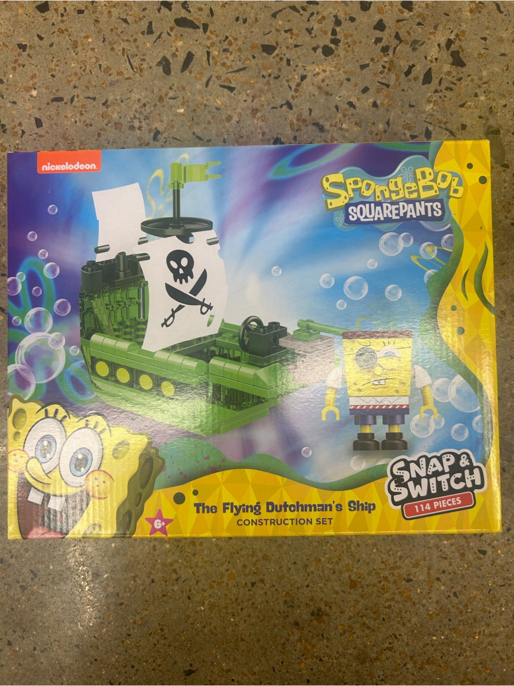 SpongeBob SquarePants The Flying Dutchman's Ship Snap & Switch build set